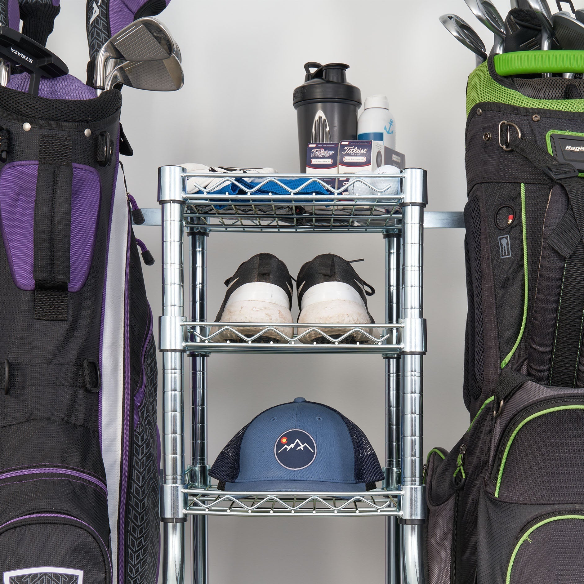 Golf Bag Organizer - Rack