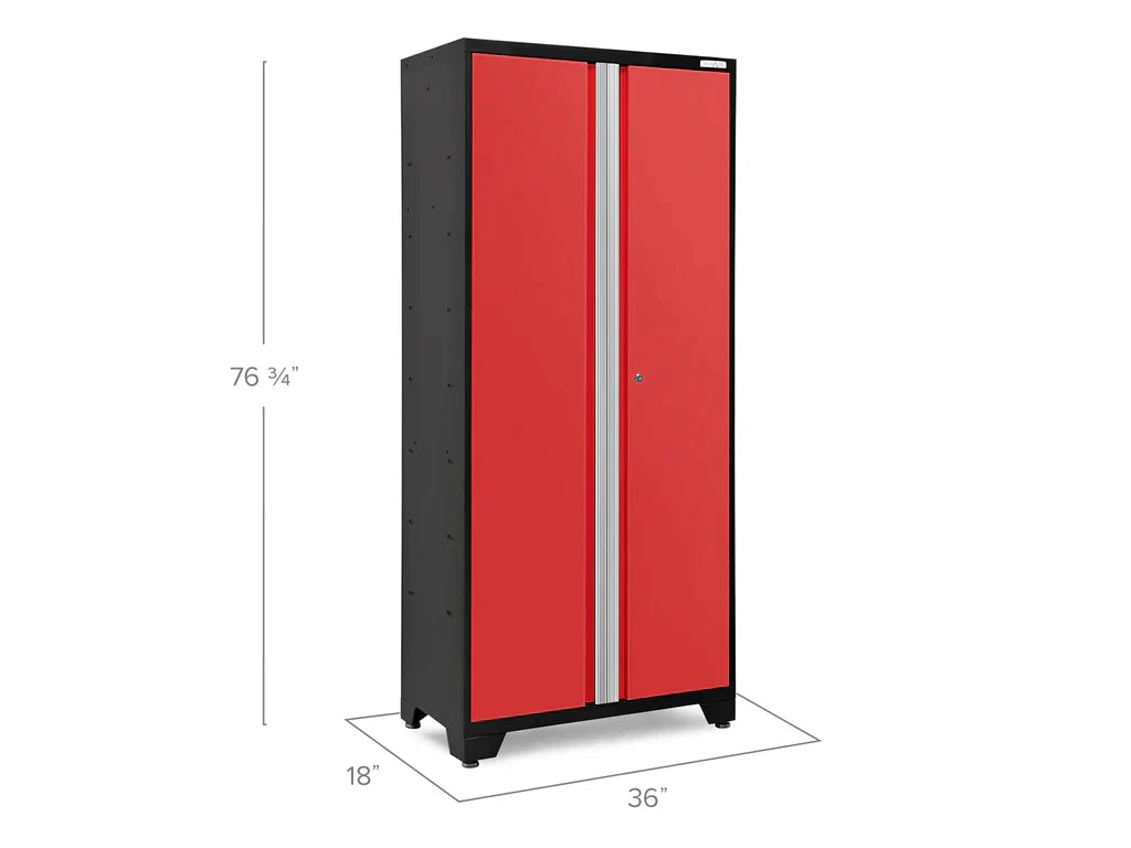 NewAge Bold 3.0 Series 36 in. Multi-Use Locker Red 3 pieces