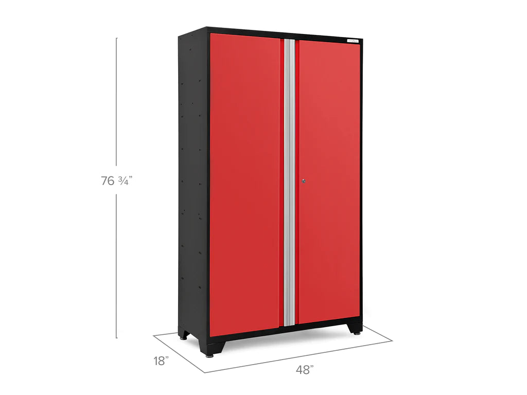 NewAge Bold 3.0 Series 48 in. Multi-Use Locker Red 2 pieces