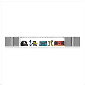 NewAge Garage Cabinets BOLD Series Platinum 3-Piece Wall Cabinet Set