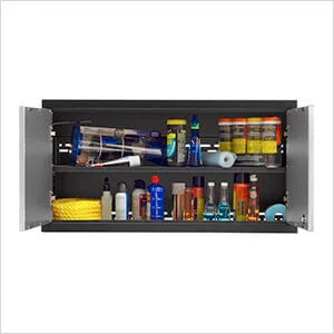 NewAge Garage Cabinets PRO Series Grey 8-Piece Grey Wall