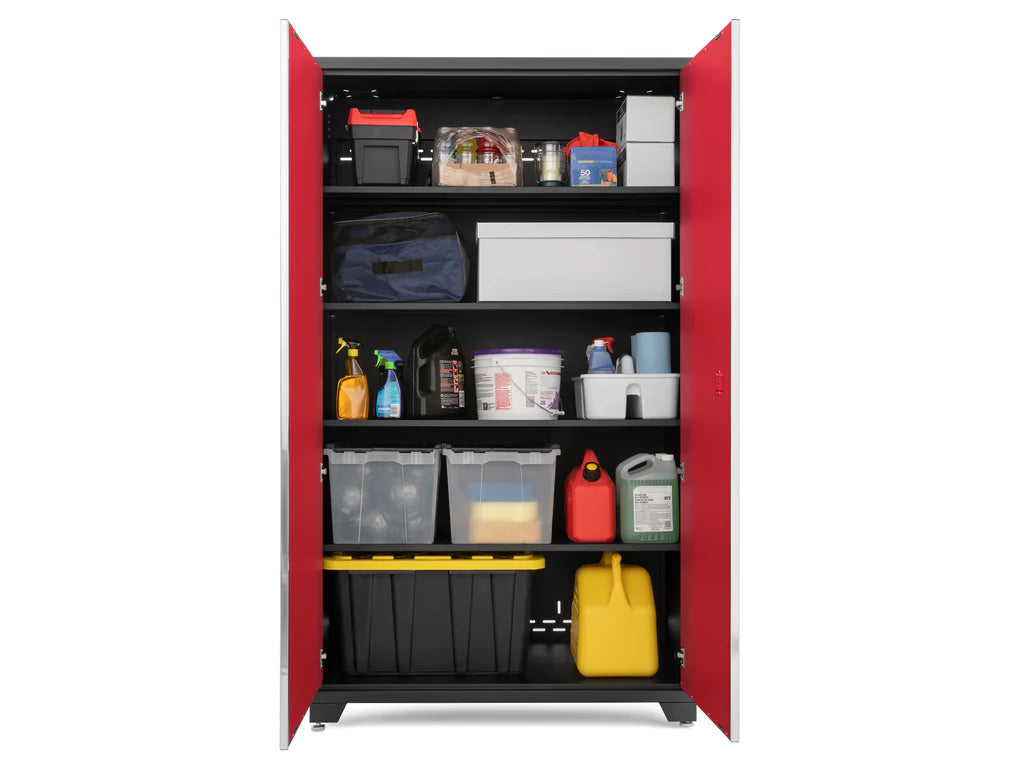 Newage Pro 3.0 Series 48 in. Multi-Use Locker Red 4 pieces