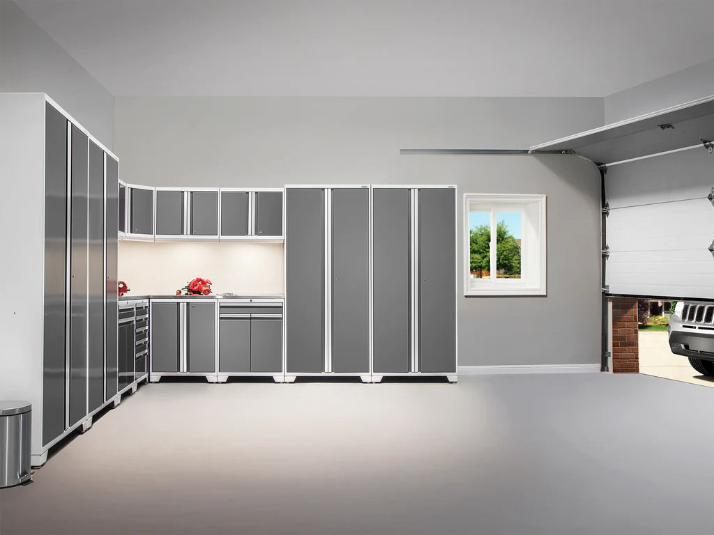 NewAge Pro Series 14 Piece Cabinet Set with Lockers Base
