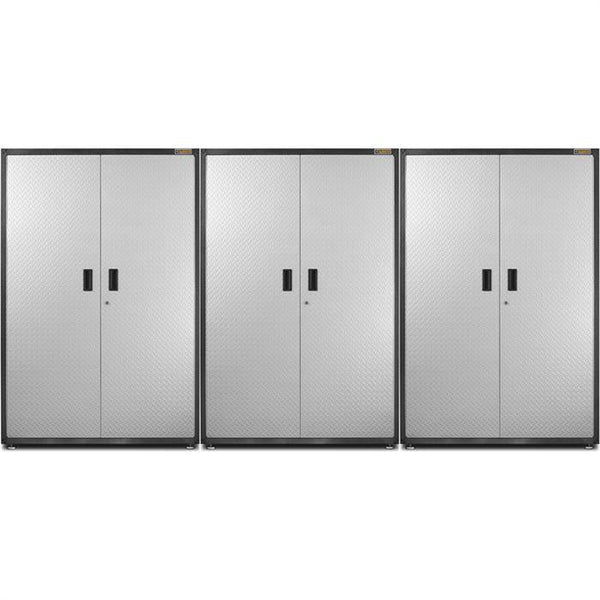 Gladiator Ready-to-Assemble Extra Large GearBox Steel Freestanding or  Wall-mounted Garage Cabinet in Gray (48-in W x 72-in H x 18-in D) in the  Garage Cabinets department at