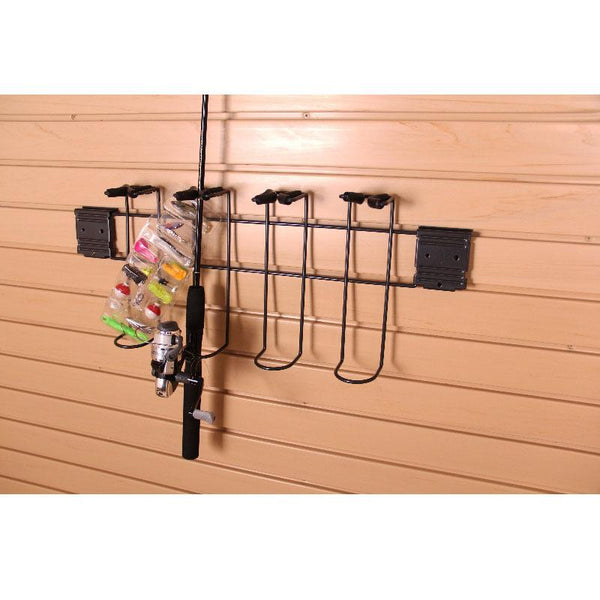proslat fishing rod holder Folbe Advantage Fish Fighter Products SlatWall Fishing Rod Holder
