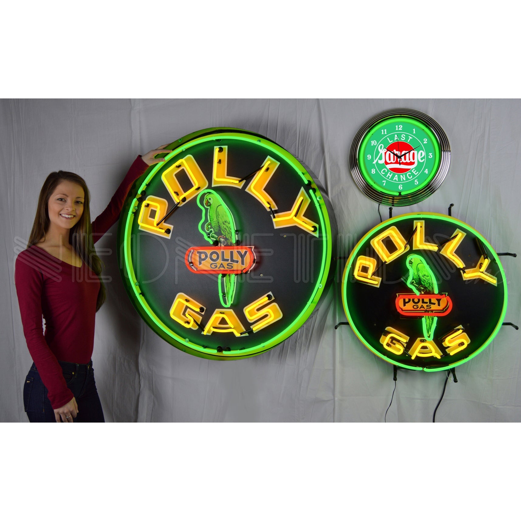 Neonetics Polly Gasoline 36 Inch Neon Sign In Metal Can