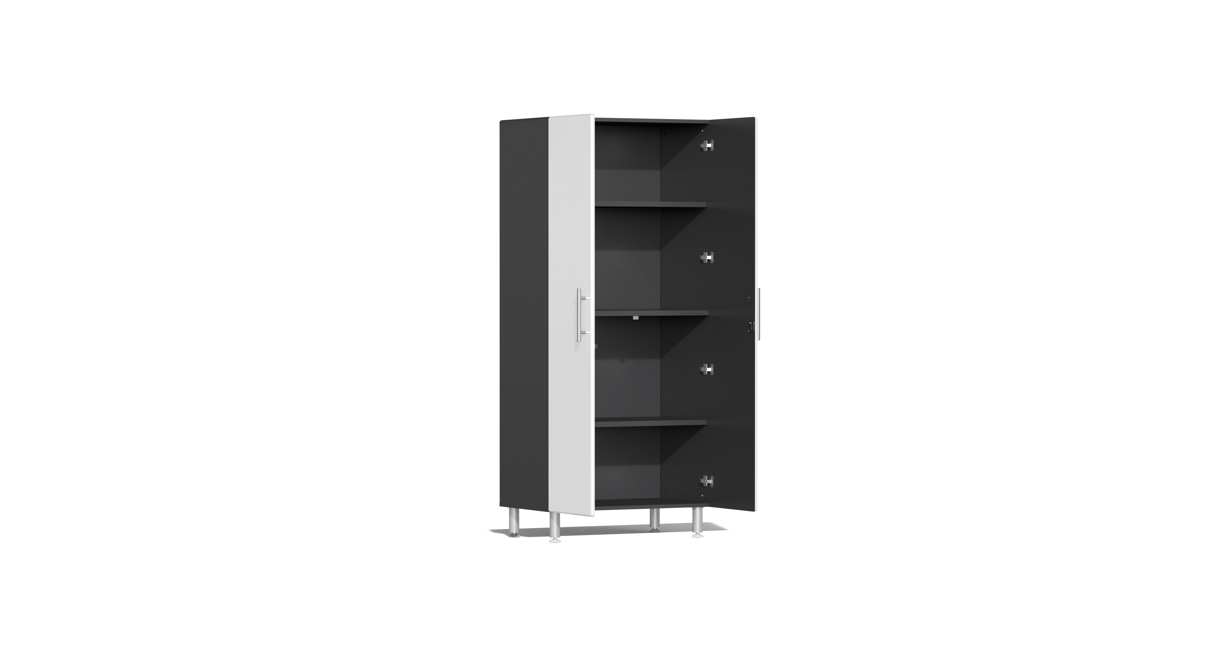 Ulti-MATE Garage 2.0 Series 8-Piece Tall Cabinet Kit - UG22680W (Receive a FREE GearTrack with  5-Hooks - GAGP42GBEY)