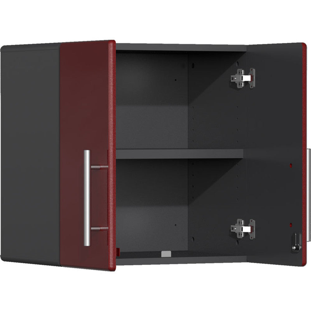 Ulti-MATE Garage 2.0 Series Red Metallic 3-Piece Wall Cabinet Kit