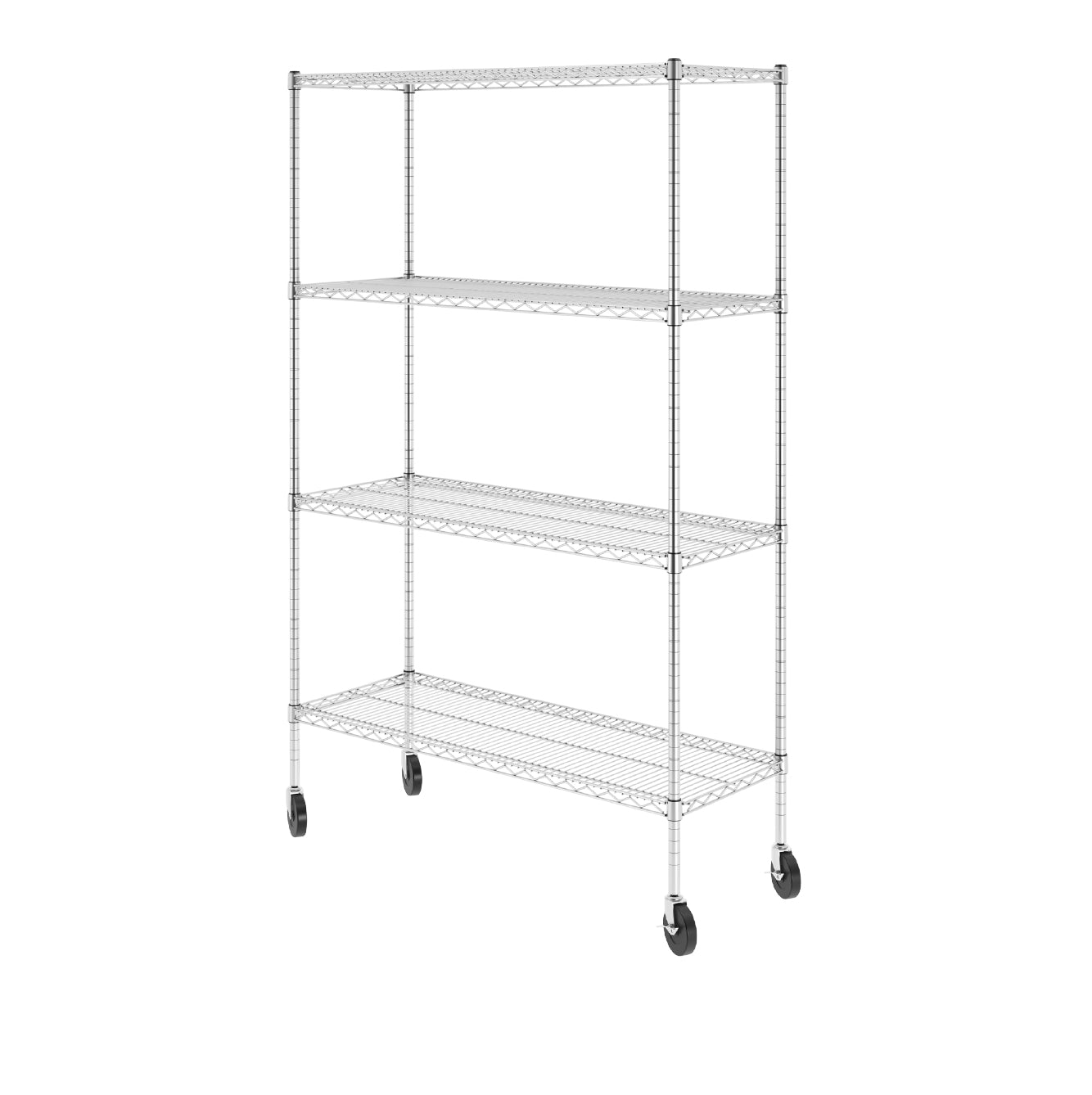 18’ x 48’ 72’ 4 - Tier Wire Rack - Shelving