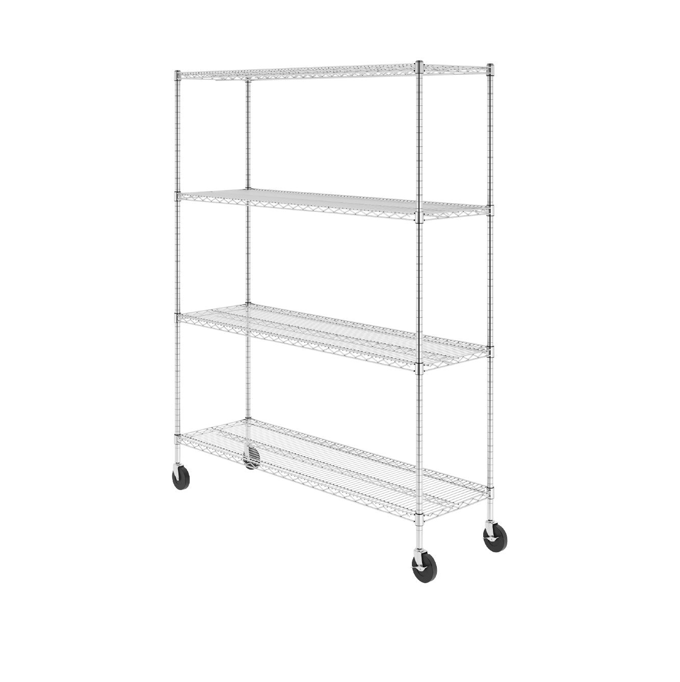 18’ x 60’ 72’ 4 - Tier Wire Rack - Shelving