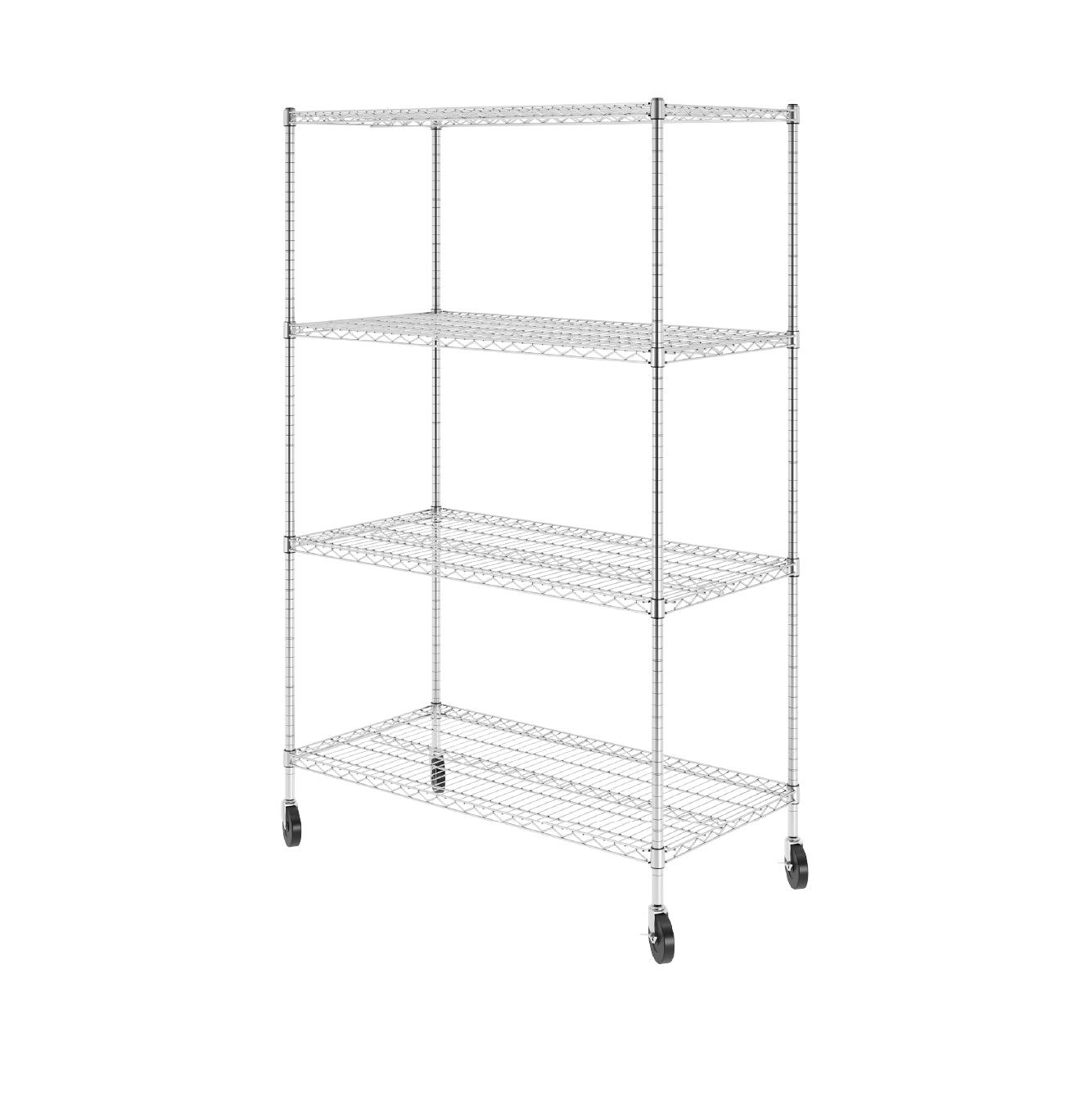 24’ x 48’ 72’ 4 - Tier Wire Rack - Shelving