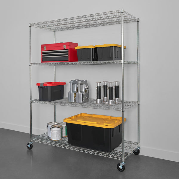 24’ x 60’ x 72’ 4-Tier Wire Rack sku-43121213440214 – Garage Cabinets ...