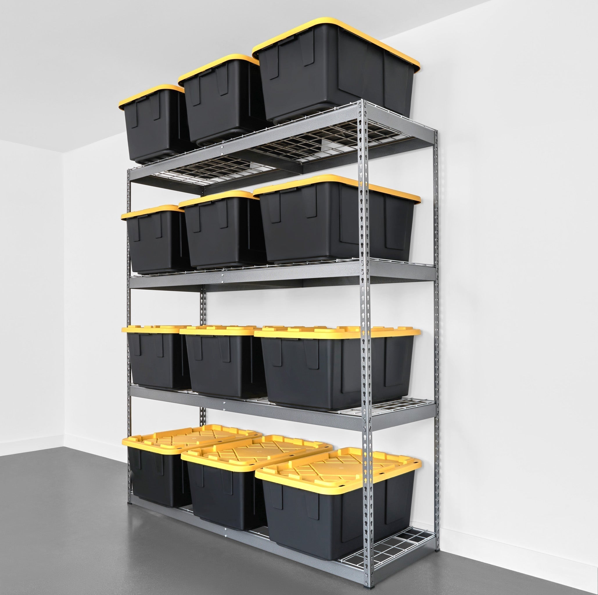 24’ x 72’ 84’ Heavy - Duty Garage Shelving - Heavy Duty