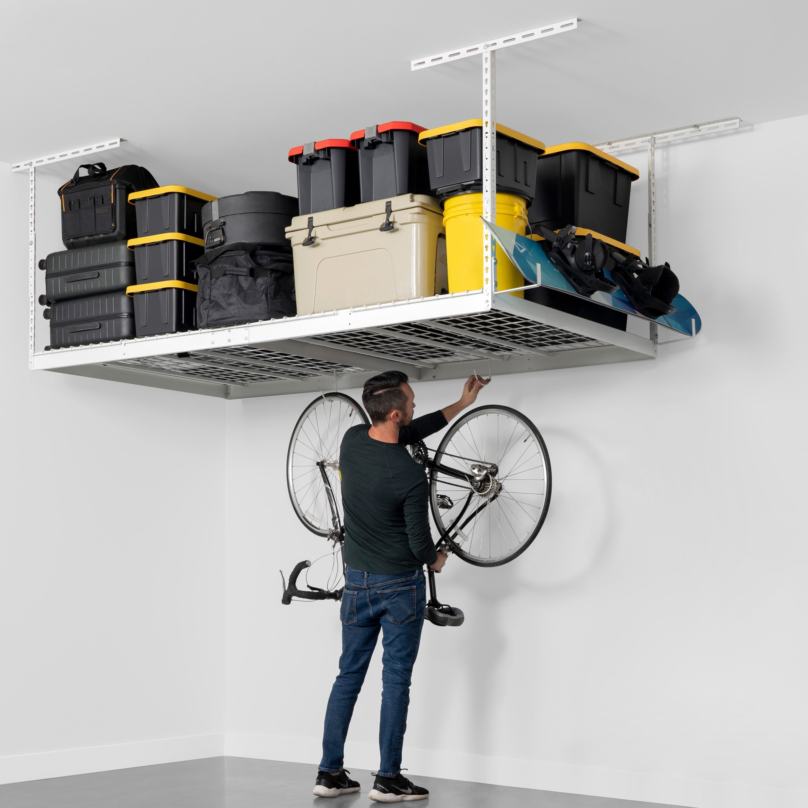 4' x 8' Overhead Garage Storage Rack sku-43121205575894 – Garage ...
