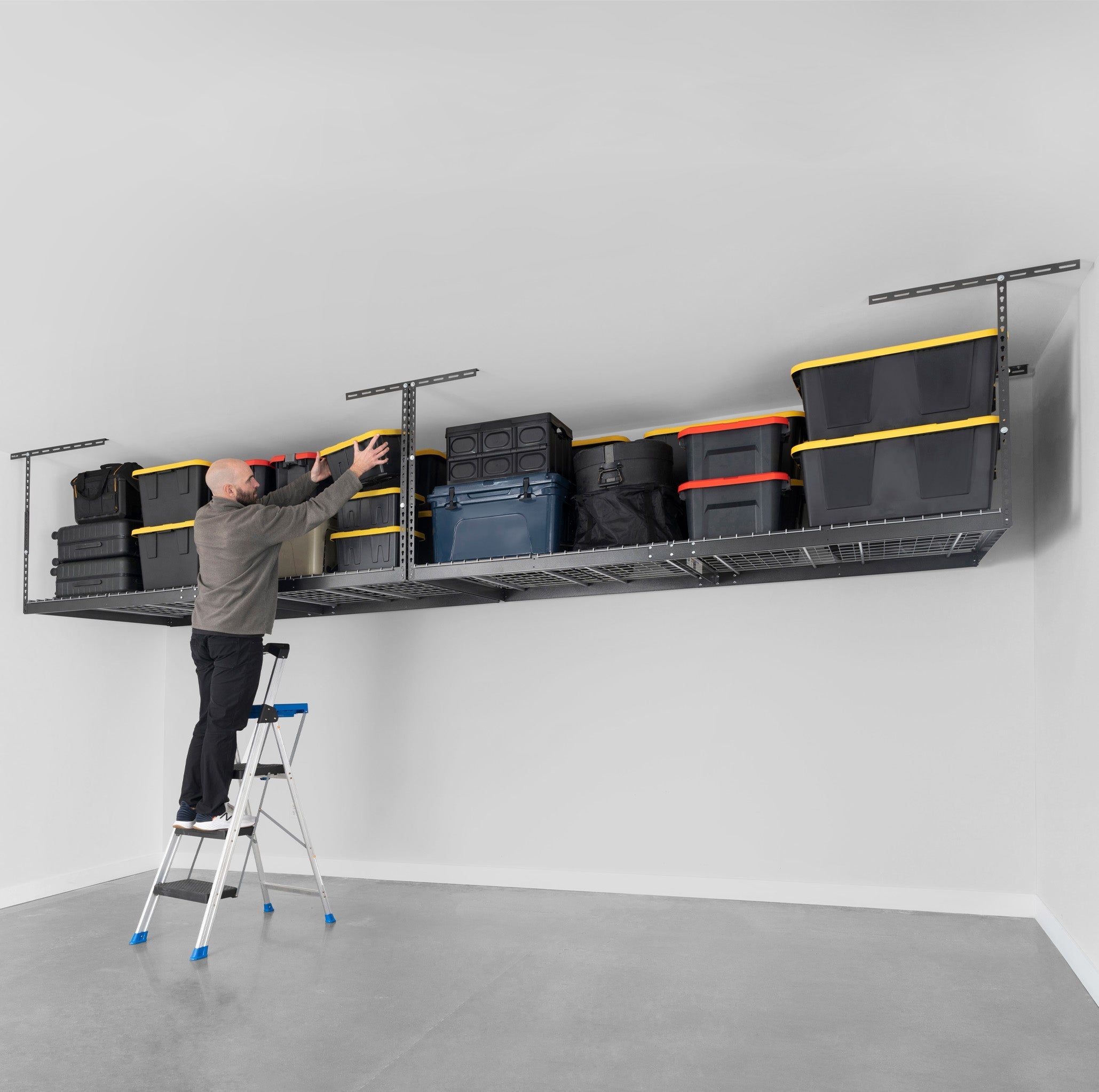 4' x 8' Overhead Garage Storage Rack Two Pack sku-43121205346518 ...
