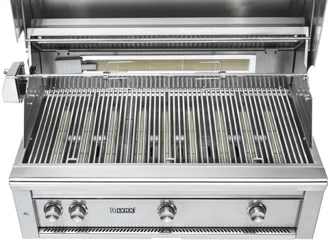 42 Inch Built-In Smart Grill with MyChef™ Operating System, Trident™ Infrared Burners, Dual-Position Rotisserie, Interior Halogen Lighting, 840 sq. in. Grilling Surface, Backlit Knobs and iOS & Android Support
