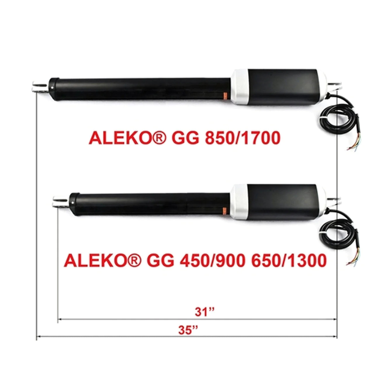 Aleko Actuator For Swing Gate Opener - GG850/AS850/1700 Series