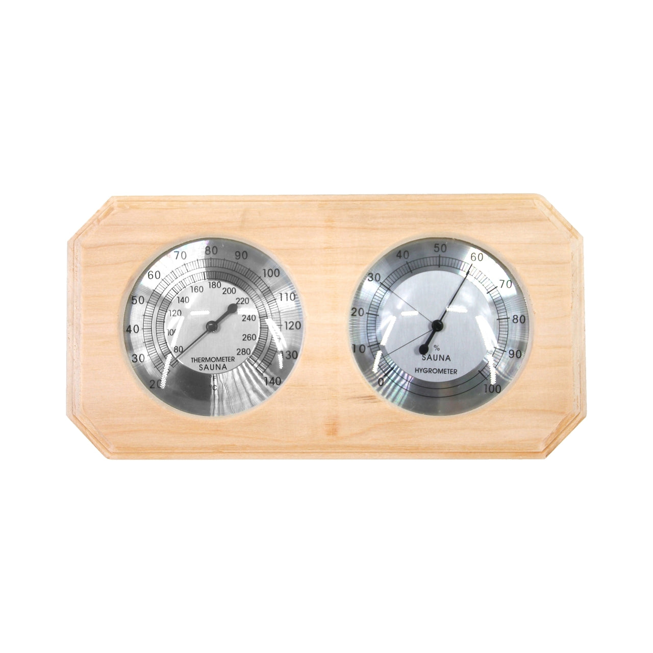 Aleko Canadian Hemlock Indoor Wet Dry Sauna with LED Lights