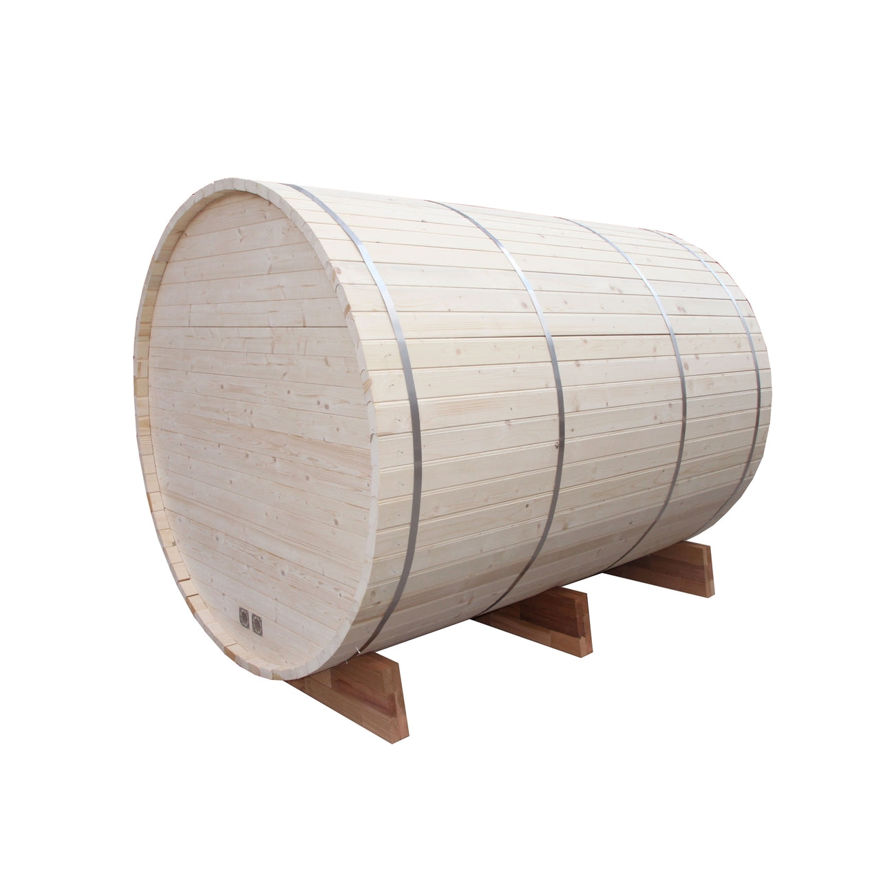 Aleko Outdoor or Indoor White Finland Pine Wet Dry Barrel