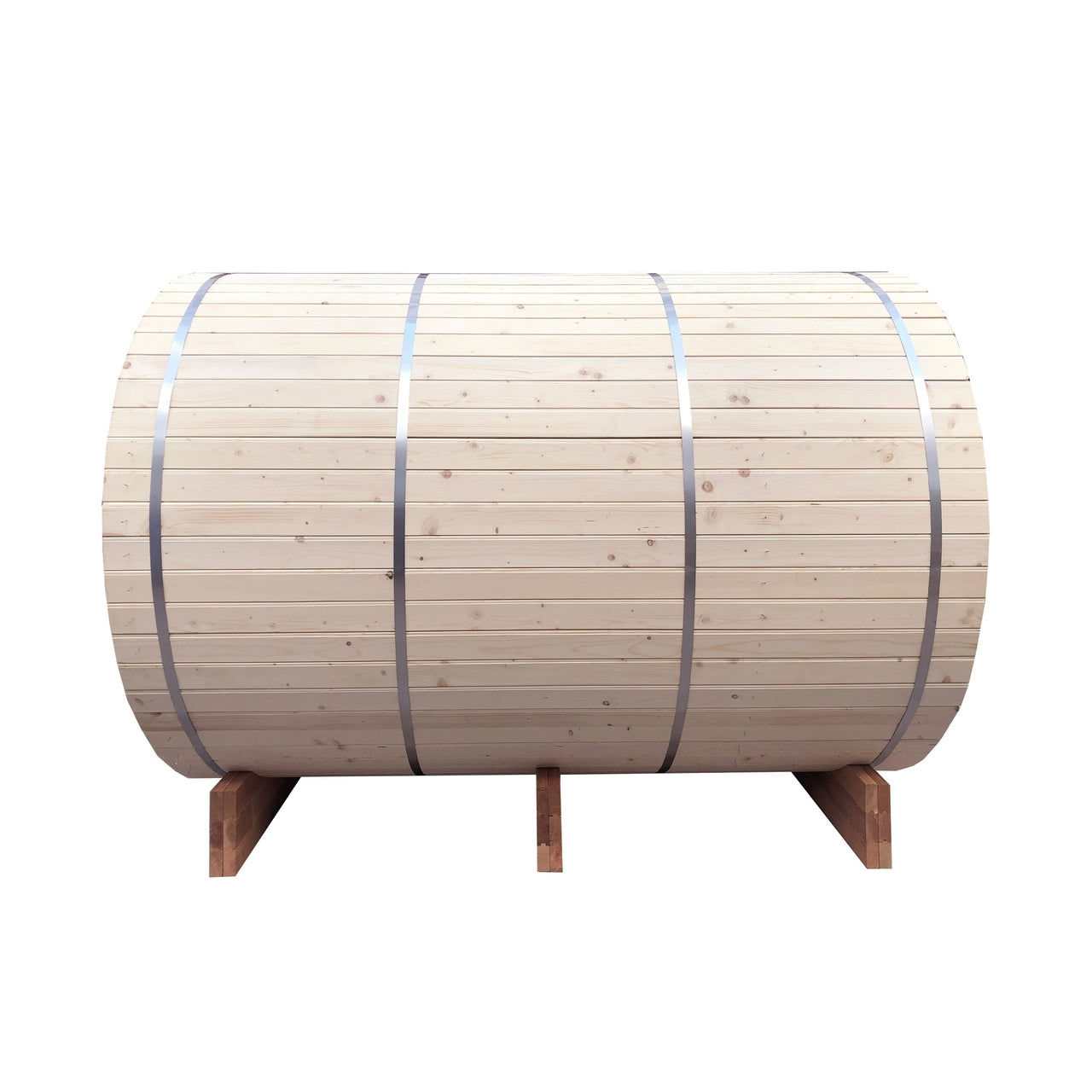 Aleko Outdoor or Indoor White Finland Pine Wet Dry Barrel