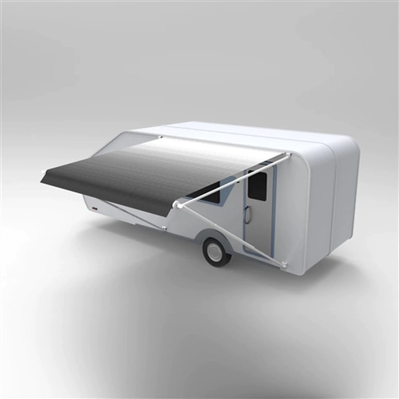 Aleko Retractable RV/Patio Awning - 10 x 8 Feet - Grey