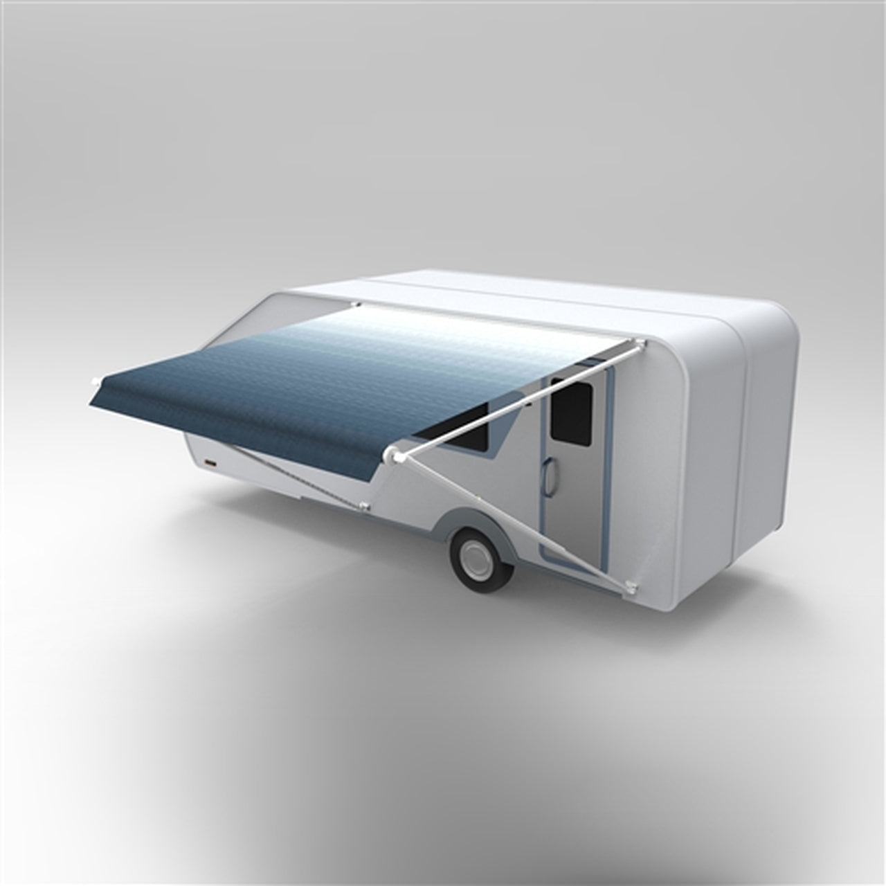 Aleko Retractable RV/Patio Awning - 13 x 8 Feet - Blue Fade