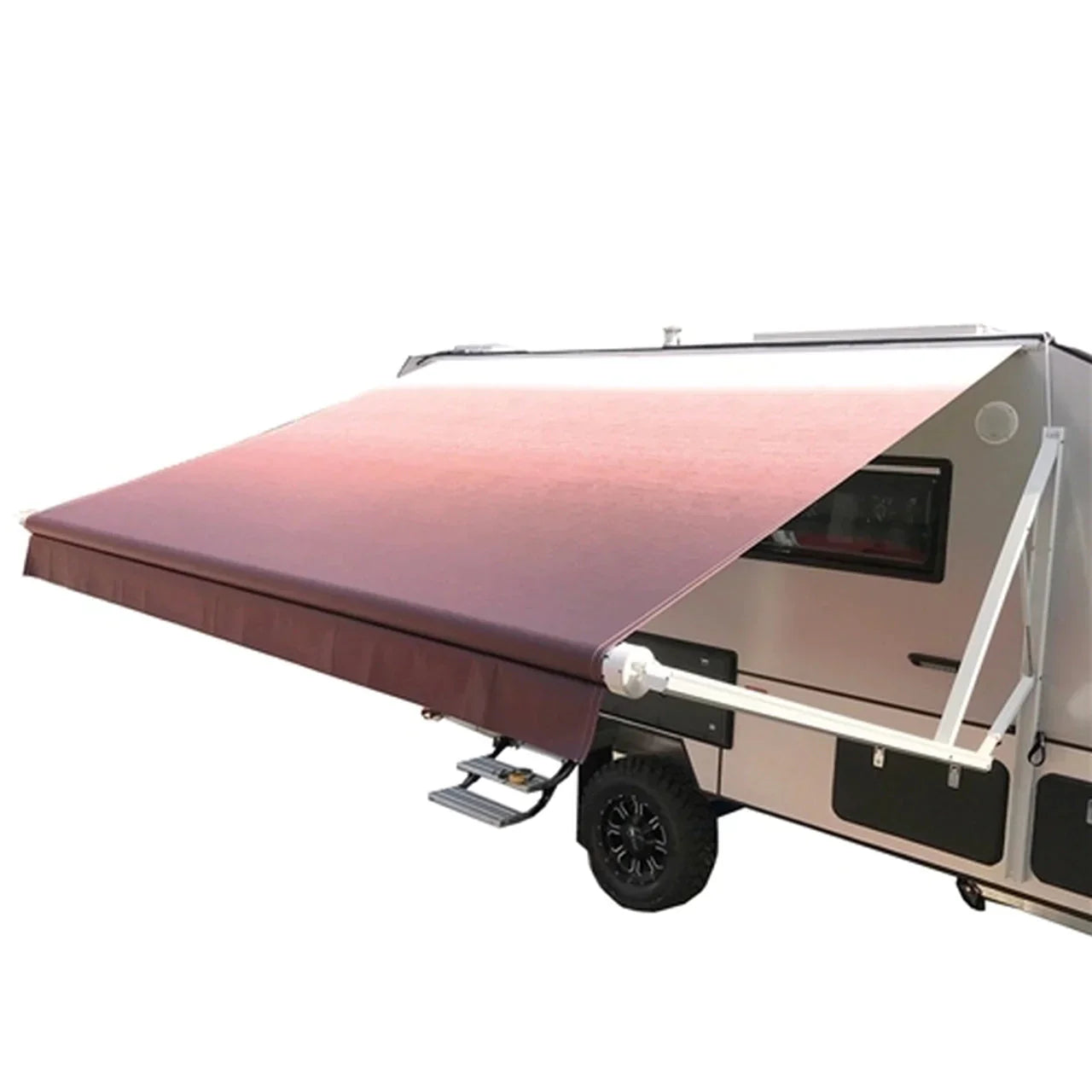 Aleko RV Awning Fabric Replacement - 10 X 8 ft (3 x 2.4 m) - Burgundy Fade