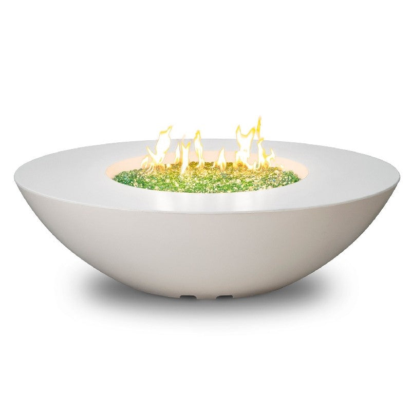 American Fyre Calais 18-inch Oval Firetable Black Lava Natural Gas