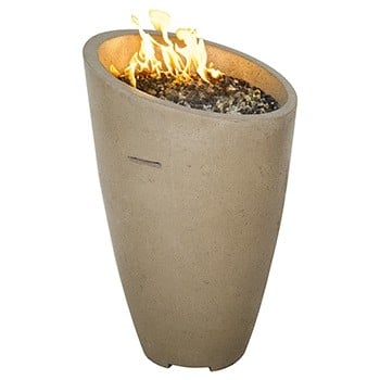 American Fyre Designs 23-Inch Eclipse Fire Urn White Aspen
