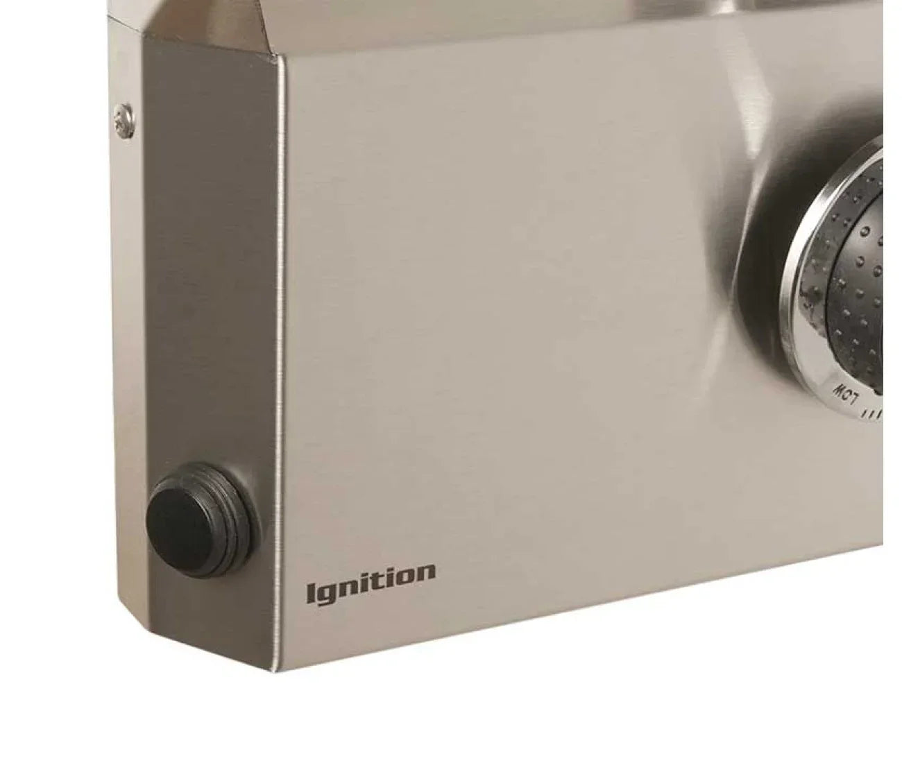 American Outdoor 24-Inch L Series Built-In Grill with Rotisserie Backburner