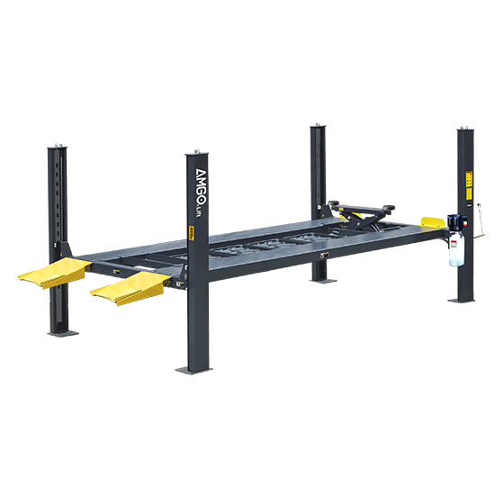 Four Pos Ramp AMGO 408-P 8,000 lb Four-Post Parking Lift Foldable Ramps 408-P ...