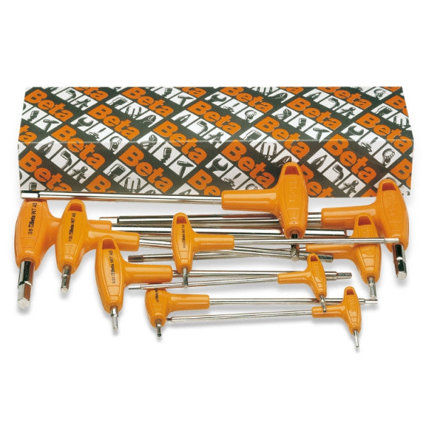 Beta Tools 10-Piece Offset Hex Key Wrench Set High-Torque Handles 96T ...