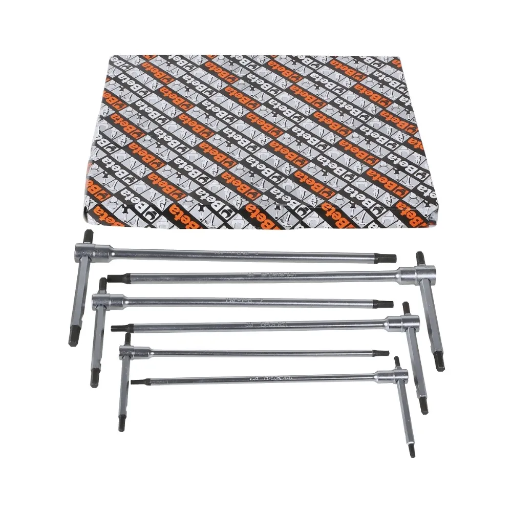 Beta Tools 951/S T-Handle Wrench Set Chrome-Plated Three Hex Ends