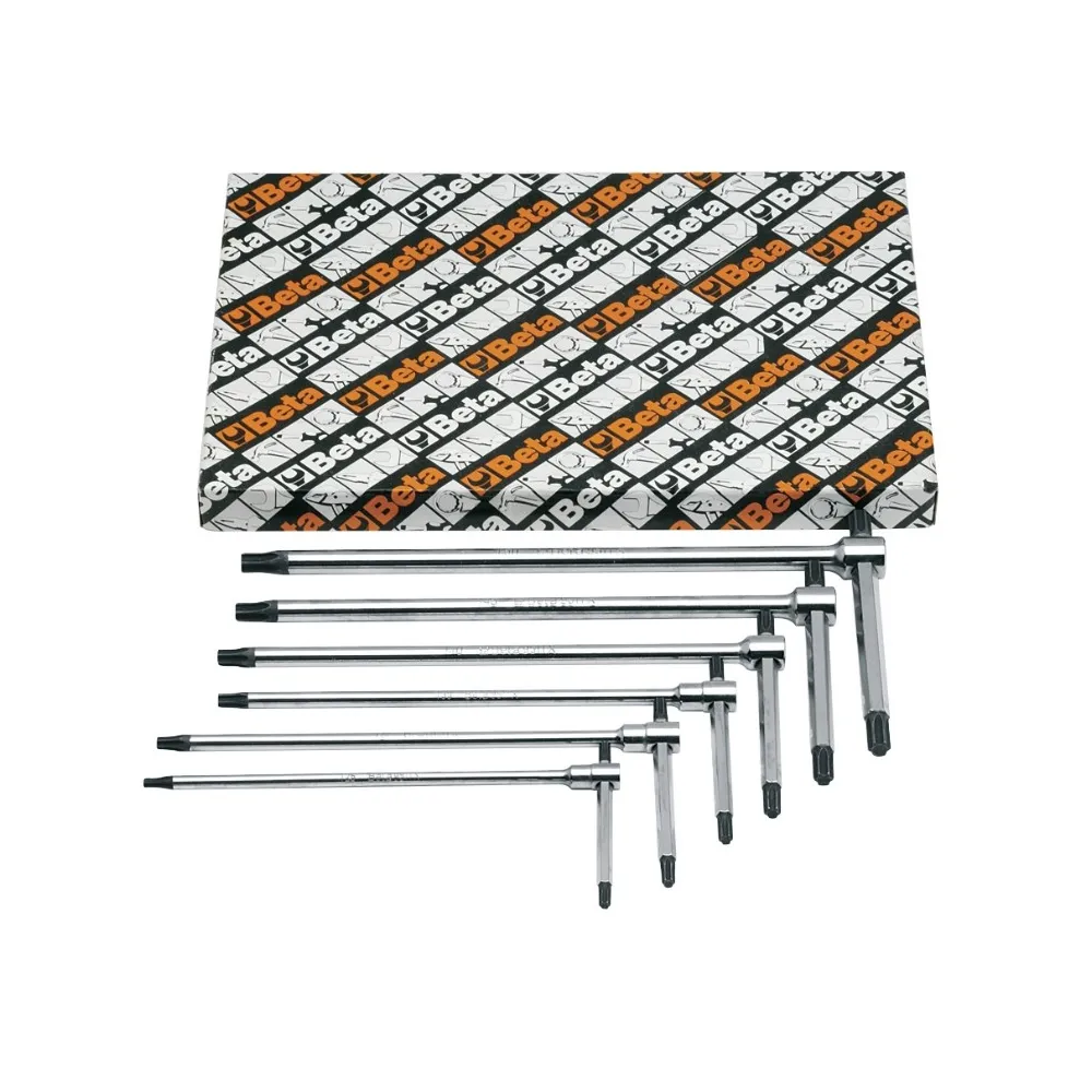 Beta Tools 951TX/S Set of T-handle Torx Wrenches Chrome-plated