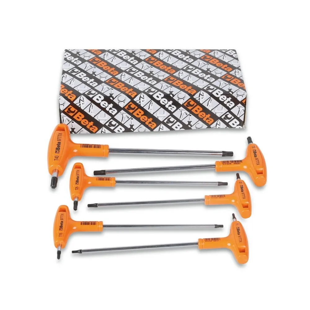 Beta Tools 97TTX Chrome-Plated Set of Offset Torx T-handle