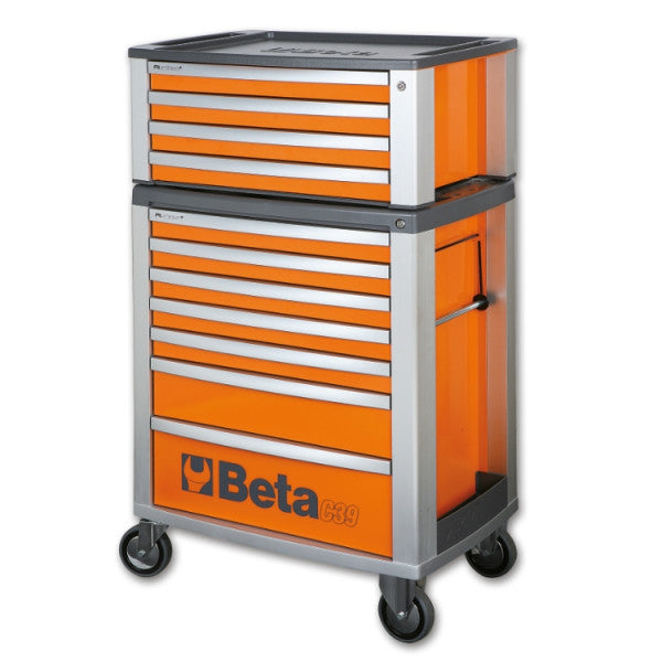 Beta Tools C39/7 Aluminum Tool Chest with 7 Drawers Casters