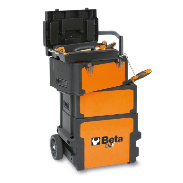 Beta Tools C42H Three-module Tool Trolley Mobile Tool Storage Unit