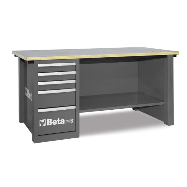 Beta Tools C57SD MasterCargo Workbench Heavy-Duty Drawer Cabinet Laminate