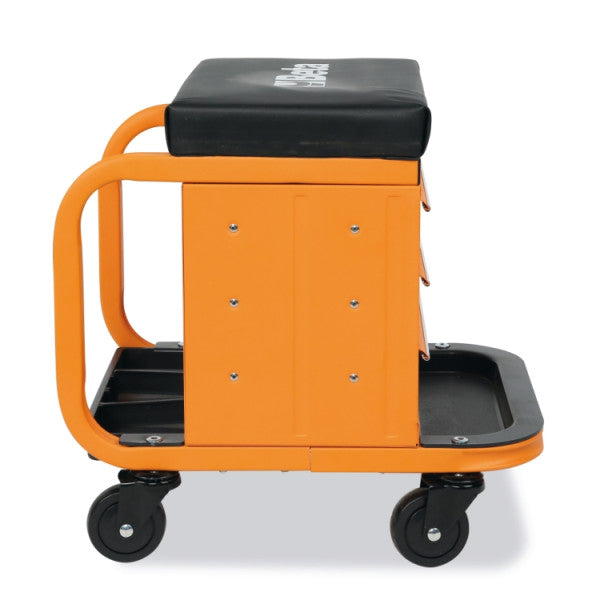 Beta Tools Heavy-duty Creeper with Tool Chest 2258N-O Workshop Seat