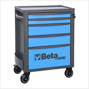 Beta Tools RSC24/5 Mobile Roller Cab with 5 Drawers - Blue