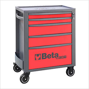 Beta Tools RSC24/5 Mobile Roller Cab with 5 Drawers - Red