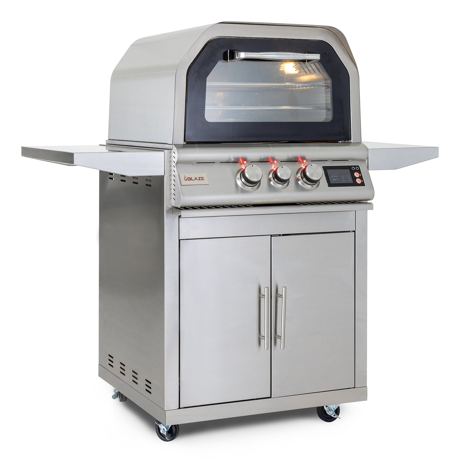 Blaze 26 Inch Gas Outdoor Pizza Oven With Rotisserie (LP)