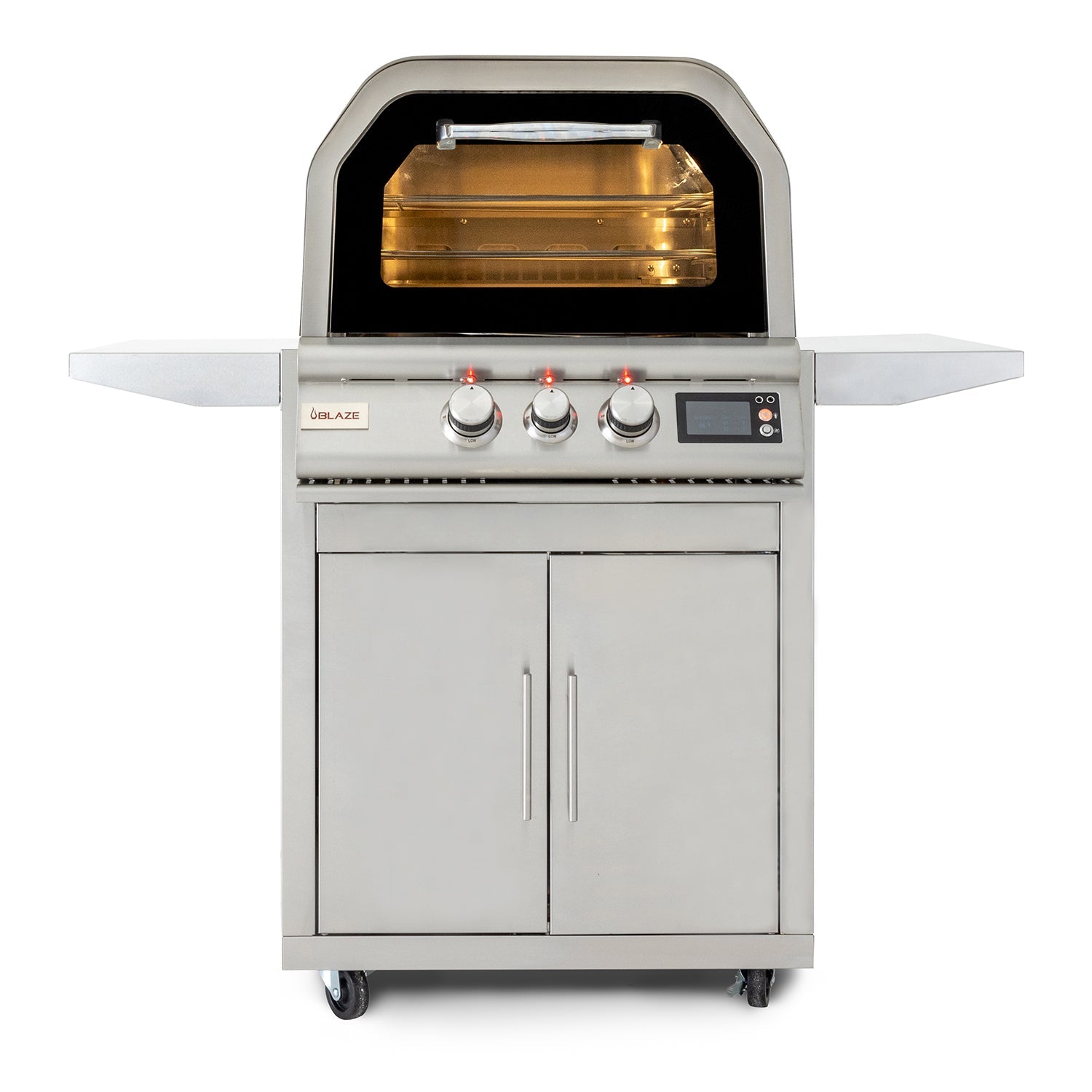 Blaze 26-Inch Gas Outdoor Pizza Oven With Rotisserie (LP) - BLZ-26-PZOVN-LP