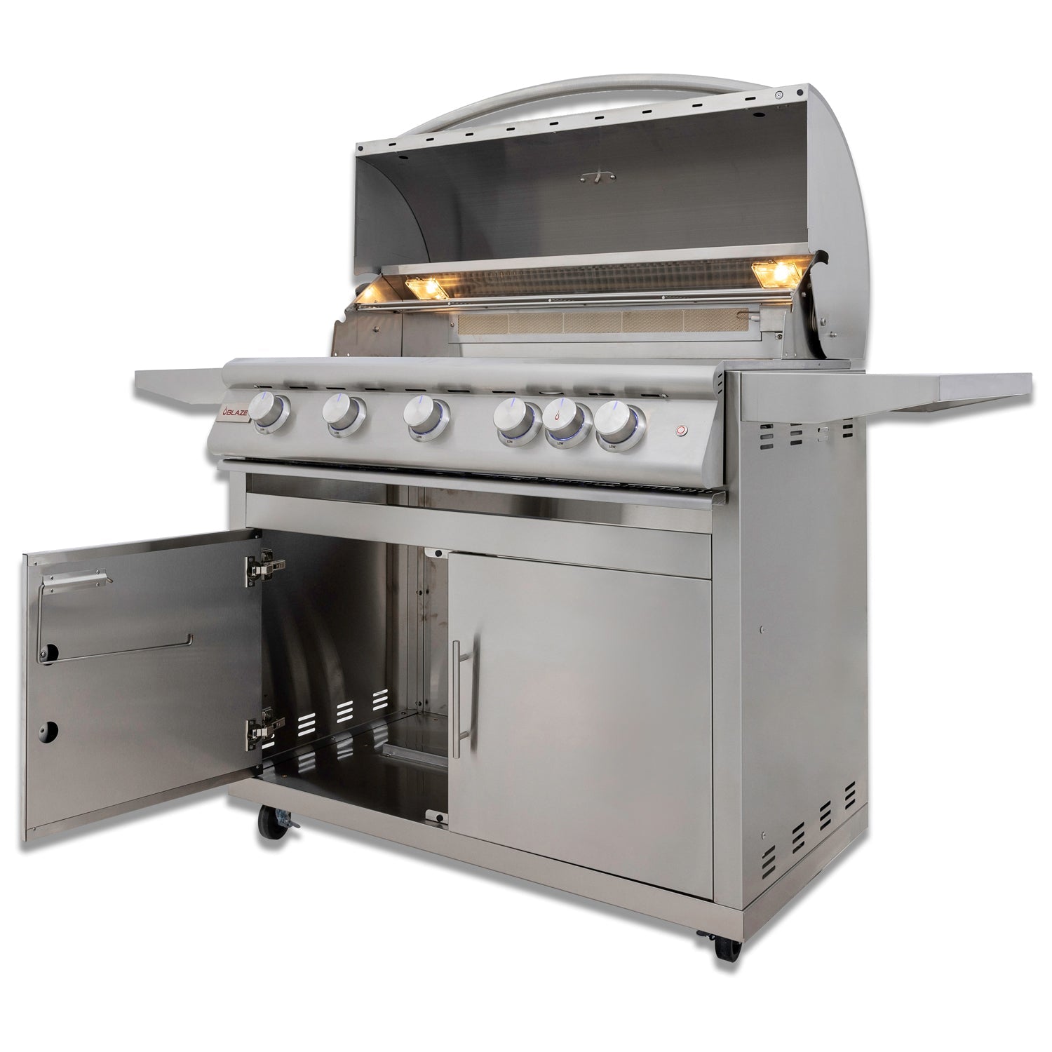 Blaze 40-Inch 5-Burner Premium LTE+ Gas Grill with Rear Burner and Built-in Lighting System (LP) - BLZ-5LTE3-LP