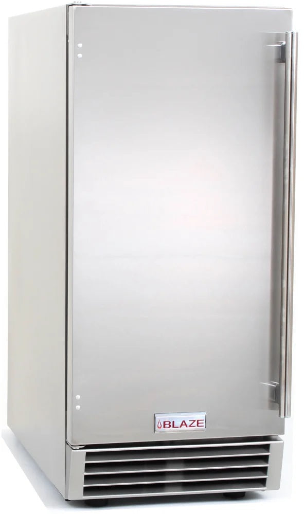 Blaze 50 Lb. 15-Inch Outdoor Ice Maker with Gravity Drain  - BLZ-ICEMKR-50GR