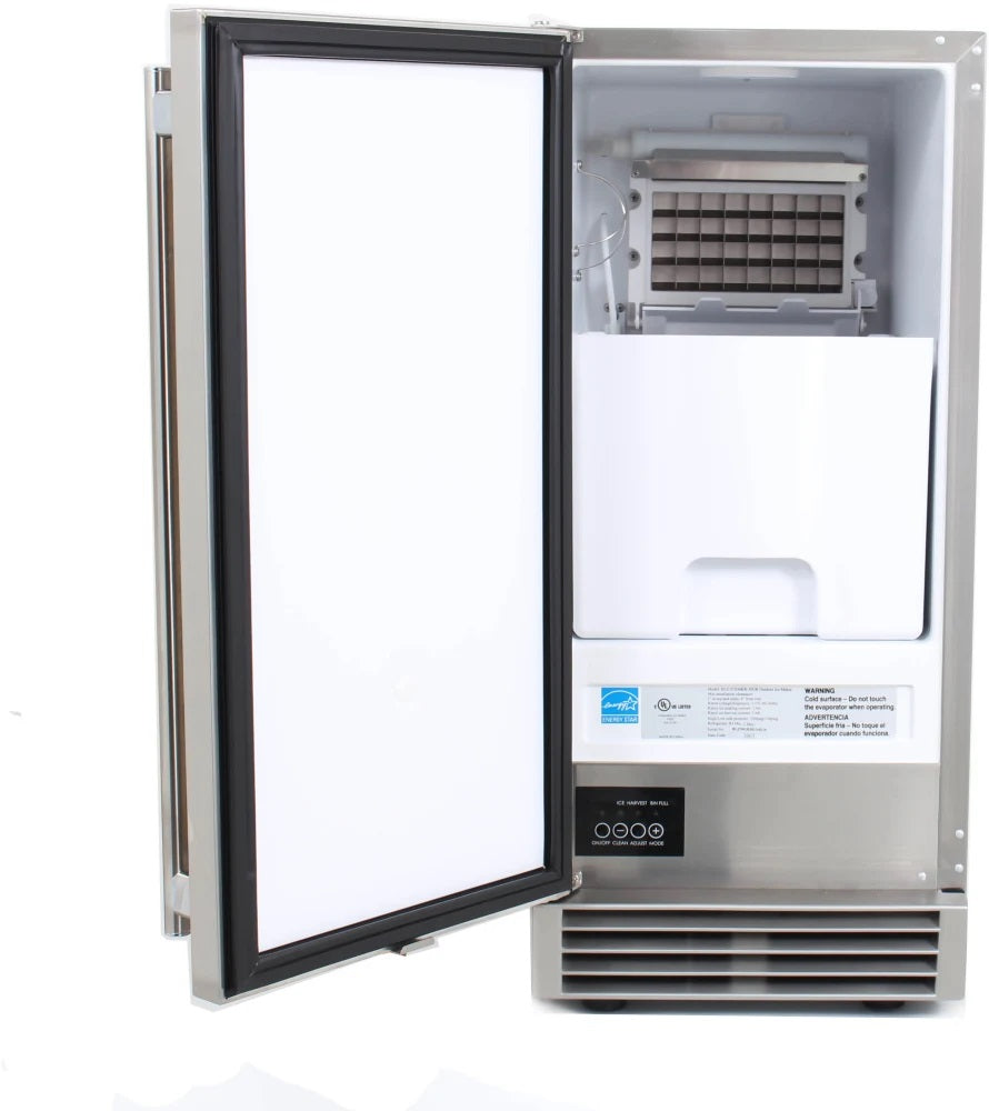 Blaze 15 Inch Outdoor Ice Maker - BLZ-ICEMKR-50GR