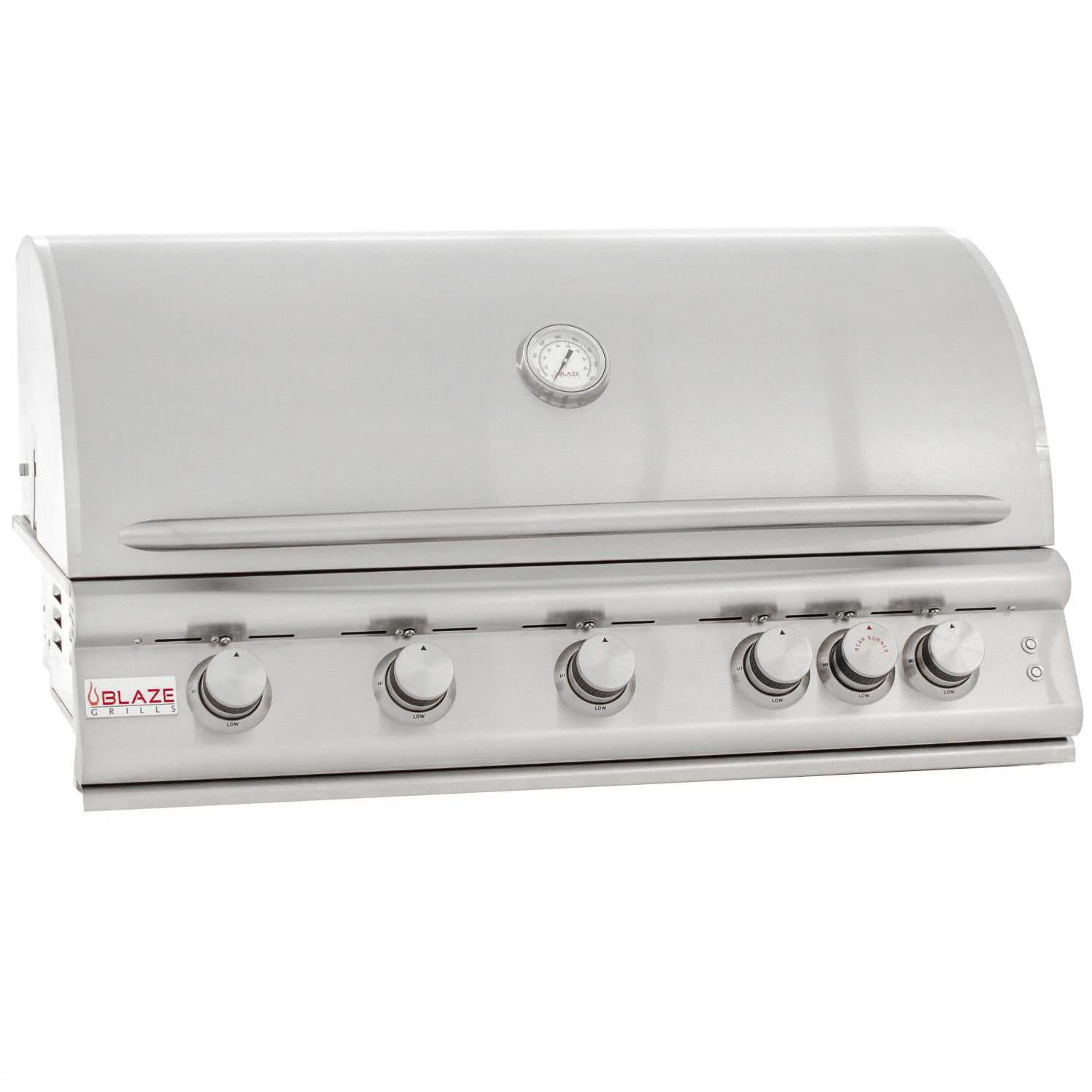 Blaze LTE 40-Inch 5-Burner Built-In Propane Gas Grill With 