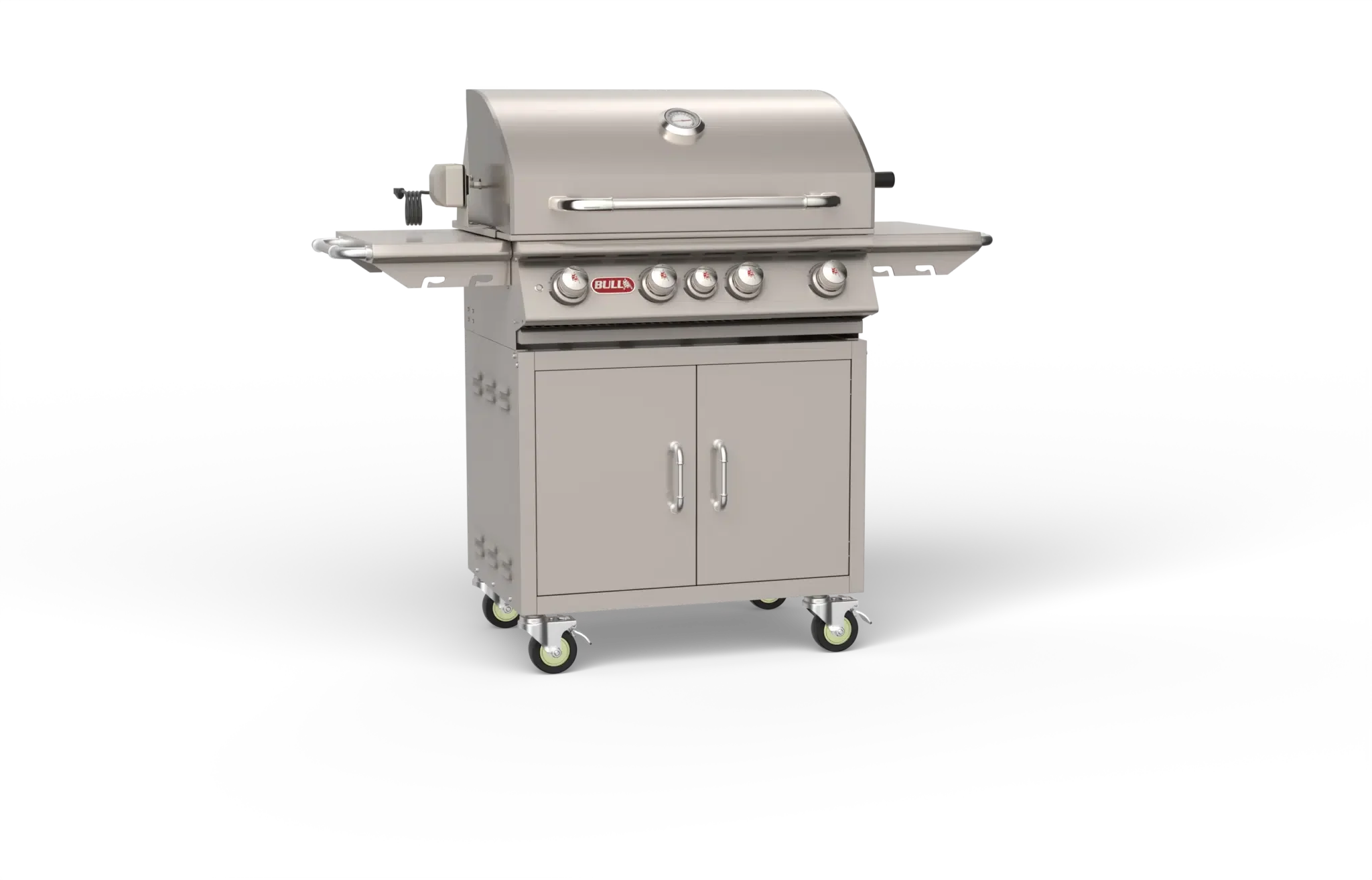 Bull Angus Cart – 4 Burner Stainless Steel Gas Barbecue