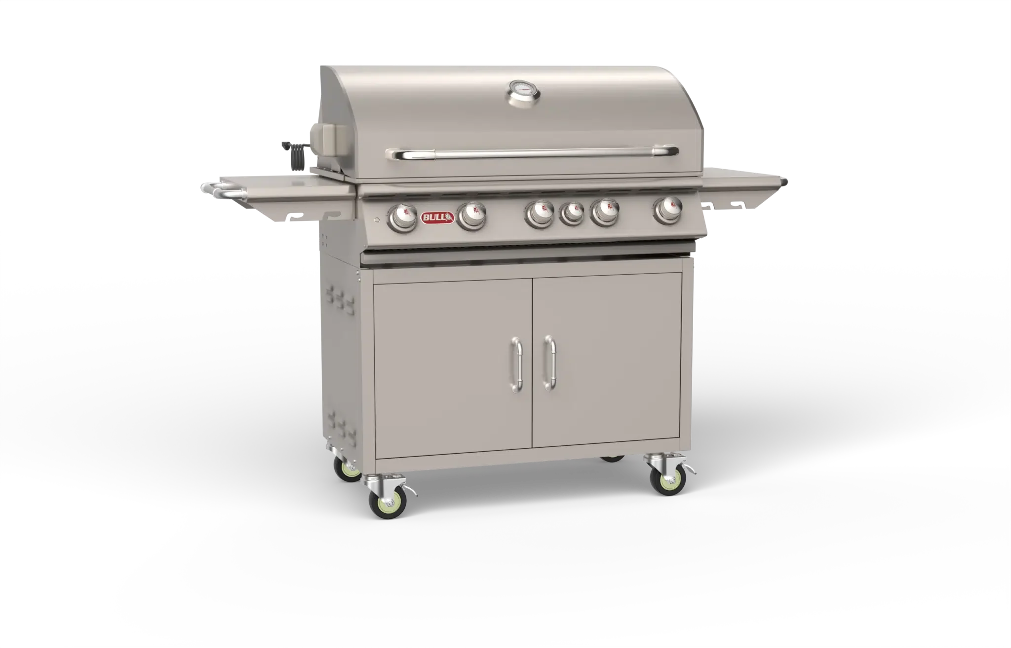 Bull Brahma Cart – 5 Burner Stainless Steel Gas Barbecue
