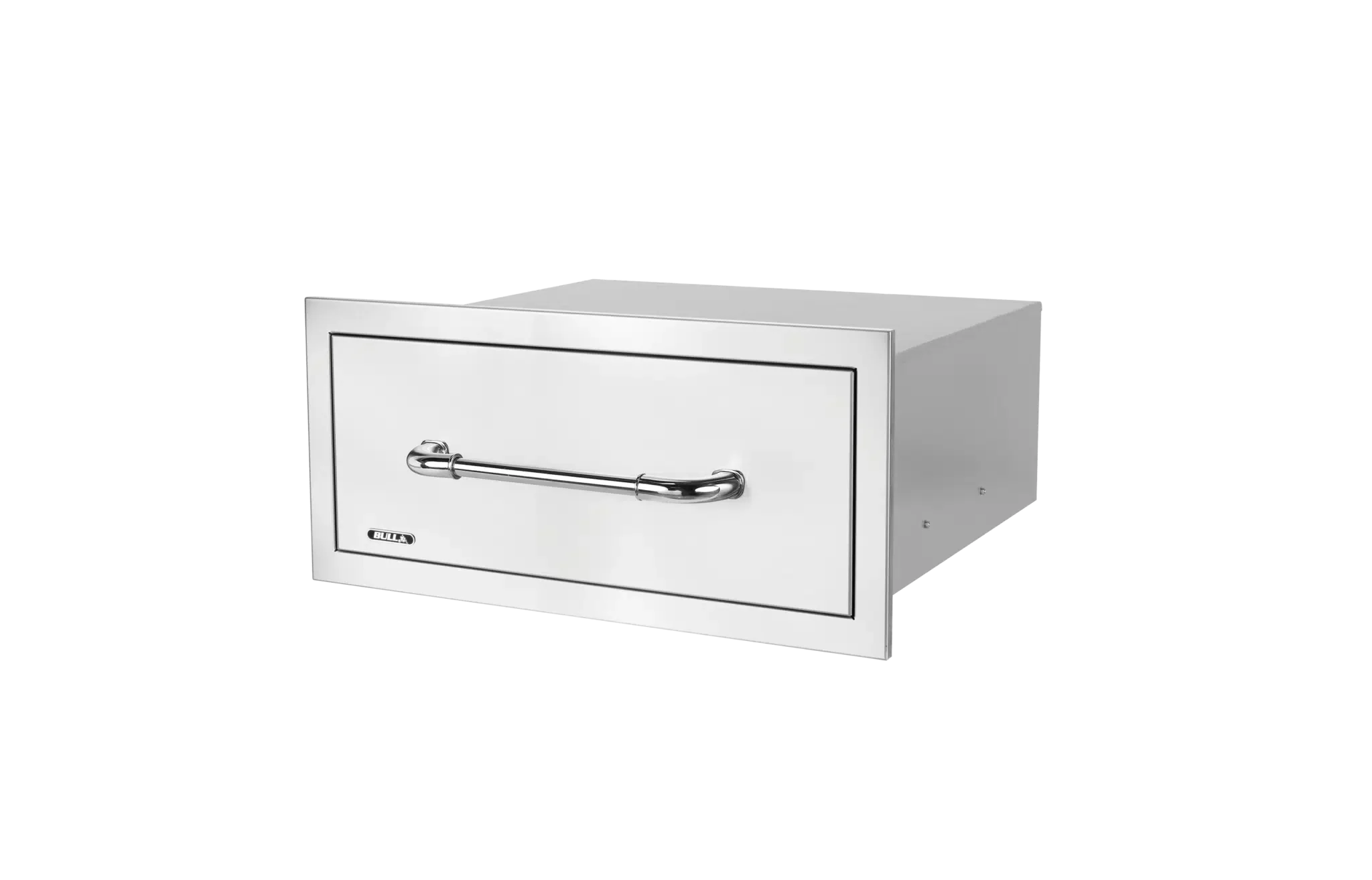 Bull Large Single Stainless-Steel Drawer with Reveal - 19980